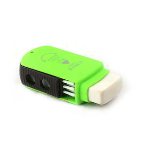 Taille-crayon et gomme - Vert marin - Product Image 1