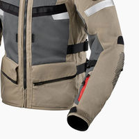 Veste de moto pour homme à manches longues, respirante, avec armure en maille, veste de moto de tourisme et d'aventure avec bandes réfléchissantes
