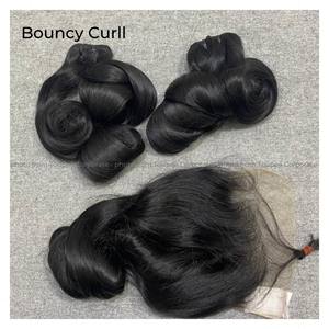 Meilleure vente en gros de cheveux humains vietnamiens cheveux de bébé bouclés et brillants rebondissants cheveux de donneur Vietnam - Product Image 6