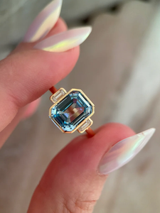 Pop of Color The Rachael Certified IGI Diamond para compromiso de boda aniversarios románticos fiestas regalos - Product Image 6