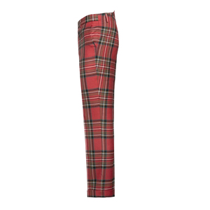 Top Best Selling Low MOQ Custom Design High Quality Regular Fit Straight Casual <strong>Men's</strong> <strong>Tartan</strong> <strong>Trouser</strong> - Product Image 3