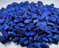 Pierre brute de lapis-lazuli naturel, pierre minérale brute bleu royal