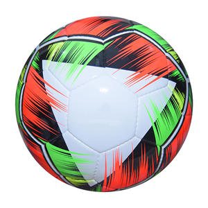 Balón de Fútbol Ligero y Duradero, Equipo de Entrenamiento, 0.4-0.45 kg, Empaque con Patrón Rojo, Verde, Negro y Blanco - Product Image 1
