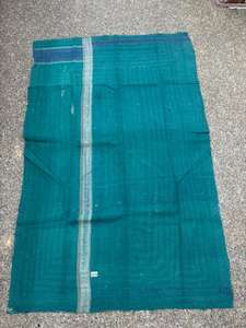 Hecho a mano Reversible Kantha sostenible cosido a mano Kantha tradicional Vintage 100% algodón hecho a mano Boho Chic Kantha - Product Image 5