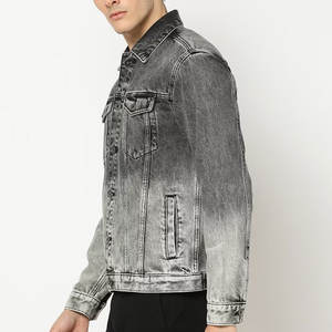 New Style <b>Men's</b> Stylish <b>Jeans</b> Winter Jacket Wholesale New Fashion Washed Denim <b>Jeans</b> Jackets - Product Image 3