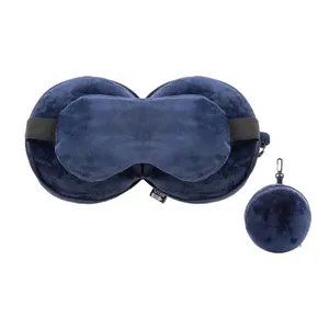 Almohada de Viaje Ecológica Dreamfly de RPET, Gadgets Ecológicos para Viajes Cómodos - Product Image 1