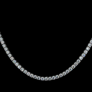 Collier Tennis en Argent Sterling 925 Certifié IGI, Forme de Croix Chrétienne, Style Hip-Hop, Moissanite, Unisexe, TASNIM JEWELLERY - Product Image 5