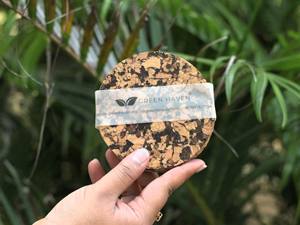 COASTER CHOCOCHIP High Quality Natural Cork Coaster with Double Side Veneer Customizable Logo for Parties <b>Dinners</b> Weddings - Product Image 3