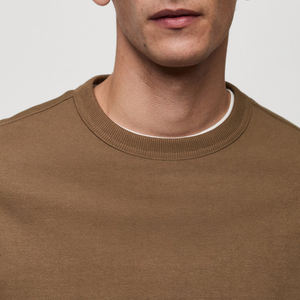 Sweat-shirt pour homme, service OEM, design uni, col rond, pour les acheteurs en gros, prix bas, vêtements décontractés pour l'hiver, coupe décontractée - Product Image 2