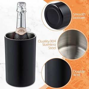 Seau à vin isotherme portable 750 ml pour <span class=keywords><strong>champagne</strong></span> et bouteilles de vin, refroidisseur de boissons en acier inoxydable, accessoires pour <span class=keywords><strong>le</strong></span> vin - Product Image 3