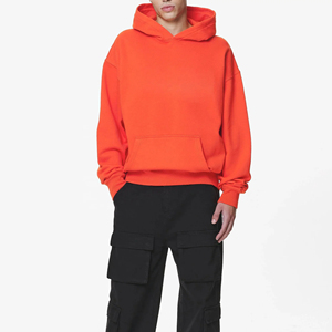 เสื้อฮู้ด500Gsm 450Gsm เทอร์รี่ผ้าคอตตอนผสมไซส์ใหญ่พิเศษกำหนดได้เอง - Product Image 3