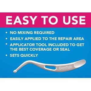 Kit de Primeros Auxilios Dentales DenTek para el Hogar con Reparación Rápida para Obturaciones Perdidas, Equipo de Limpieza y Obturación Dental - Product Image 2