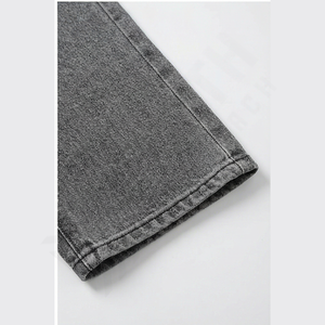 กางเกงยีนส์ผู้ชายทรงสลิมฟิตแบบสกินนี่ สกรีนโลโก้ตามสั่ง ขายส่งจำนวนมาก คุณภาพสูง รับผลิตแบบ OEM - Product Image 5