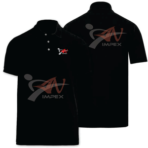 <b>Men's</b> High Quality Custom Printing Logo for <b>Shirt</b> with <b>Ruffle</b> Design Short Sleeve 220g Canvas Flexible Material - Product Image 1