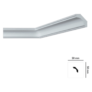Decorative Cornice For <b>Ceiling</b> Mod. I707 - Mm. 50x50 - Product Image 1