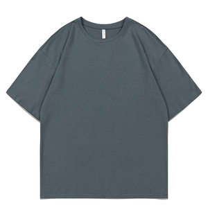 Camiseta Personalizada OEM de Alta Calidad, 100% Algodón, 320 g/m², Gruesa, con Costuras Extra Grandes, Camiseta Informal para Hombre - Product Image 6