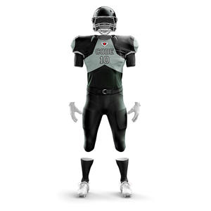 Conjuntos de camisetas de fútbol juvenil personalizables, nueva llegada, uniformes de fútbol americano de sublimación completa, ropa de manga corta de talla grande - Product Image 5