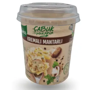 CV95450: Cup & Spoon Lid Heat Sealing PP Paper Sleeve & PP Lid for Food (Ice Cream Pasta Soup) Packaging