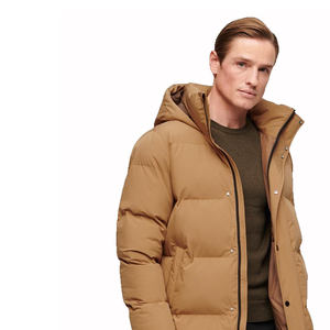 Haute qualité 100% manteaux d'hiver en duvet pour hommes manches longues avec col montant conception parfaitement cousue - Product Image 3