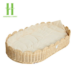 Cesta de almacenamiento de ratán natural Cesta de cambio de bebé necesaria para cada familia Regalos de Pascua y Navidad Cestas de lavandería de mimbre - Product Image 6