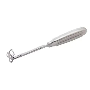Curette adénoïde en acier inoxydable, instrument chirurgical ORL, curettes manuelles - Product Image 4