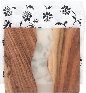 Boîte à épices en agate sculptée Offre Spéciale porte-serviettes de bureau en pierres précieuses artisanat en pierre semi-précieuse époxy pour restaurant à la maison - Product Image 4