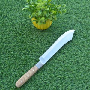 Cuchillo de Caza de Acero Inoxidable de Grado Industrial de Alta Calidad, Hoja Fija con Punta de Caída, Mango de Madera, Supervivencia al Aire Libre, OEM - Product Image 1