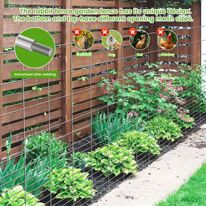 Rete Metallica Saldata Quadrata in Acciaio Zincato per Recinzione da Giardino, Rete Economica per Api, Piante, Pollame e Animali, con Funzione di Taglio e Piegatura - Product Image 4