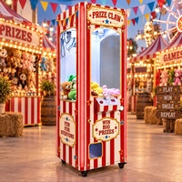 Machine à griffes à monnayeur sur mesure, thème Carnaval, pour la location d'événements, les fêtes, l'activation de marque, les centres de divertissement familial (FEC) et les attractions