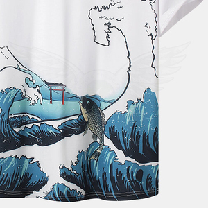 Camiseta de sublimación para hombre de gran oferta 2023, camiseta para hombre con estampado de logotipo personalizado de diseño OEM - Product Image 6