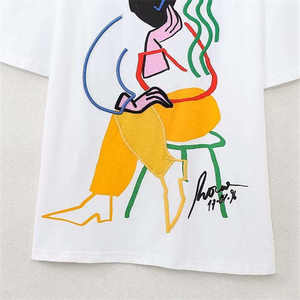 Camisetas de Mujer de Alta Calidad, Estilo 2026, Verano, Estampado Ecológico, Corte Ajustado, 100% Algodón, Casual, Cómodas - Product Image 4