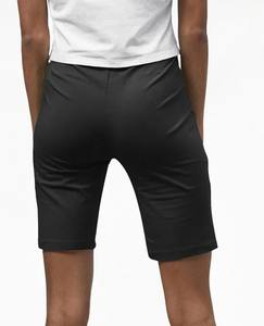 กางเกงขาสั้นผ้ายีนส์เอวสูงระบายอากาศของผู้หญิงมีสไตล์และสวมใส่สบายสำหรับชุดลำลองและฤดูร้อน - Product Image 2