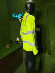 Camiseta DE SEGURIDAD reflectante al por mayor, ropa de trabajo, camisa de alta visibilidad, camisetas de seguridad de poliéster 100% de manga larga con logotipo personalizado - Product Image 4