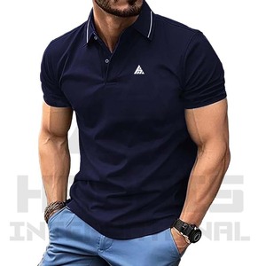 Polos à manches courtes décontractés pour hommes, derniers modèles de polos pour hommes - Product Image 5