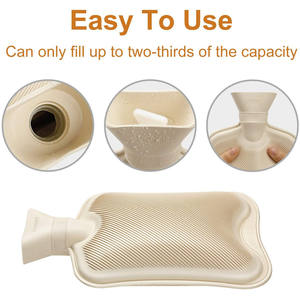 HWB03 <span class=keywords><strong>Bouillotte</strong></span> épaissie antidéflagrante avec housse en peluche, chauffe-mains et pieds <span class=keywords><strong>pour</strong></span> étudiants, dortoirs et utilisation hivernale - Product Image 5