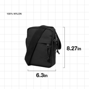 Sac de messager en toile personnalisé fait à la main en usine ajouter un texte/logo personnalisé pour l'extérieur/le camping - Product Image 3