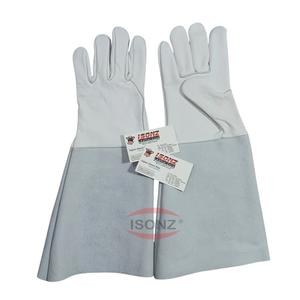 Custom Rigger Safety <b>Gloves</b> for Industrial Construction Driving Cowhide Goatskin Split Cow Leather <b>Tig</b> <b>Welding</b> <b>Gloves</b> - Product Image 1
