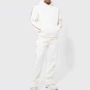 Vente en gros d'ensemble de joggers d'hiver ensembles de pantalons empilés de haute qualité pour hommes pull complet survêtement prix de vente - Product Image 1