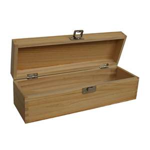 Single Bottle Clear Varnish <b>Wooden</b> <b>Storage</b> <b>Box</b> Timber and MDF Material for Wine Gift and Display Packaging - Product Image 1