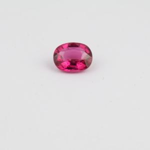 Rubellite พลอยสีชมพูธรรมชาติทรงไข่ตัดหินอัญมณีหลวมไม่ให้ความร้อน - Product Image 3