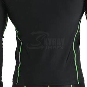 Camisas de compresión de hombre de manga larga de color sólido logotipo personalizado nuevo estilo camisas de compresión de hombre - Product Image 6