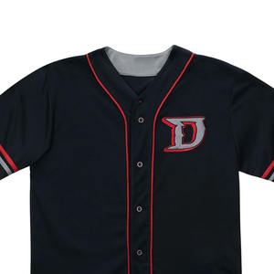 Camisetas de Béisbol Unisex de Poliéster, Uniformes Deportivos Personalizados, Conjuntos Transpirables Estampados, Venta al por Mayor, Pedidos al por Mayor Disponibles - Product Image 4