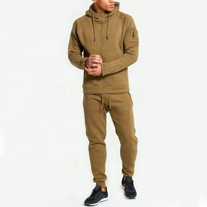 2025 Logo personnalisé survêtement français éponge 100% coton polaire haute rue survêtement vêtements décontractés Streetwear survêtement pour homme - Product Image 6