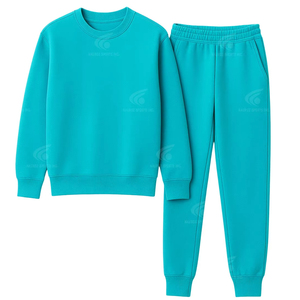 Conjunto Deportivo Casual de Invierno para Hombre, Personalizado y Exclusivo, Traje de Dos Piezas para Correr al Aire Libre, en Felpa de Poliéster/Algodón - Product Image 1