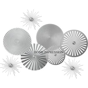 Arte de pared de Metal móvil tradicional, diseño Floral hecho a mano para el hogar, dormitorio, oficina, decoración para sala de estar - Product Image 4