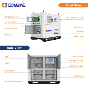 Hệ thống lưu trữ năng lượng di động LiFePo4 100kWh ngoài lưới điện mới cho nguồn điện tạm thời, đạt chuẩn IP54, dùng cho các sự kiện xây dựng. - Product Image 5