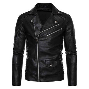 Chaqueta de Cuero para Hombre Hecha a Medida, Chaqueta de Motociclismo, Ropa de Moda, Tallas Grandes, Chaqueta de Cuero de Alta Calidad - Product Image 1