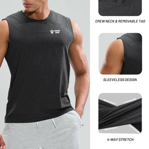 Camisas sin mangas de tamaño personalizado más populares para adultos Camisas sin mangas de cuello redondo de nuevo estilo hechas a medida - Product Image 3