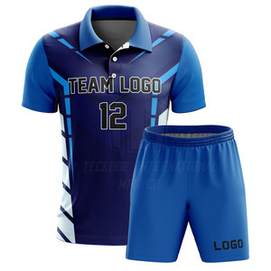 tennis polo shirt set Table Tennis Clothes Quick Dry Men <b>Badminton</b> Shirt and Shorts Breathable Men's Tennis Uniform - Product Image 2