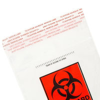 Sac à spécimens à trois compartiments avec pochette pour documents pour le transport d'échantillons de laboratoire